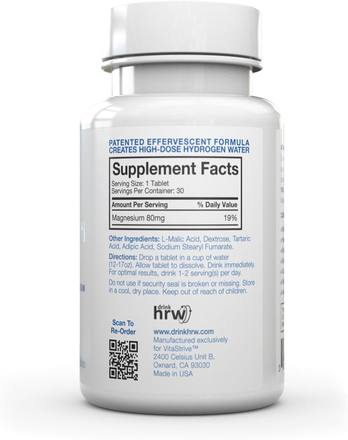 DrinkHRW Original - Moleculaire Waterstof Tabletten – Hydrogen Water